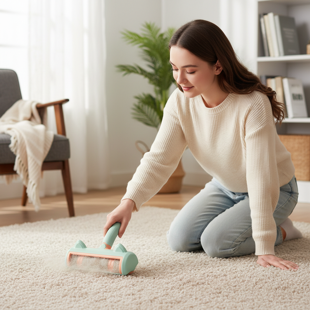 Pet Hair Remover – Reusable Lint Roller for Furniture & Clothes