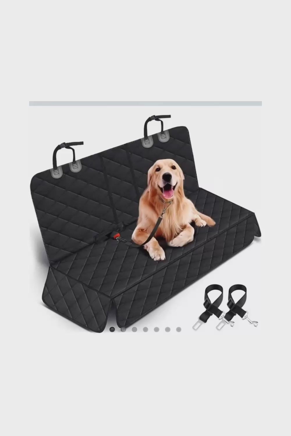 Dog Car Seat Cover – Waterproof, Non-Slip, Universal Fit